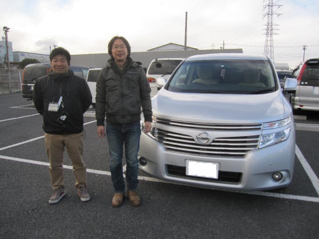 福島県よりエルグランドを購入