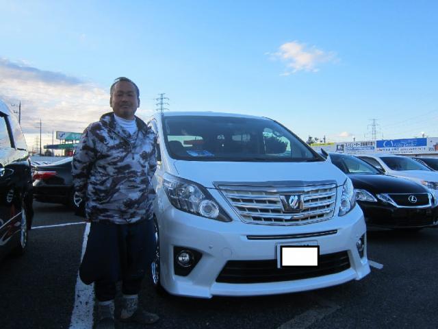千葉県よりアルファードを購入