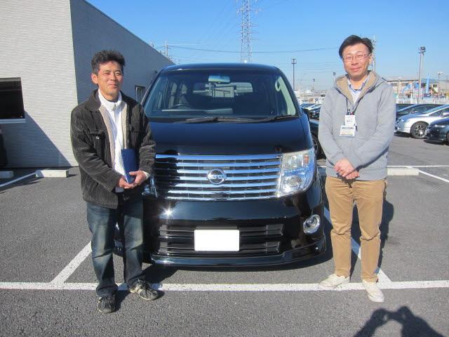 埼玉県よりエルグランドを購入