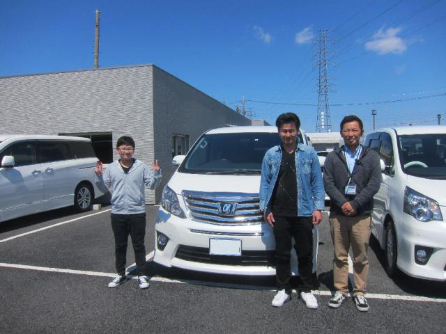 福島県よりアルファードを購入