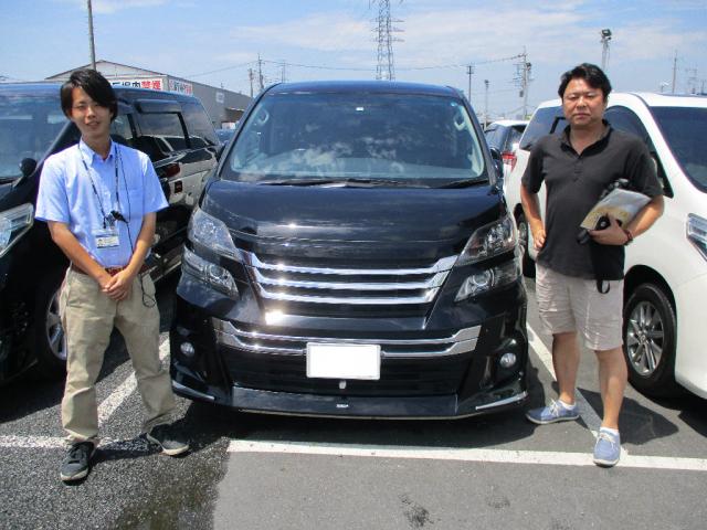 埼玉県よりアルファードハイブリッドを購入