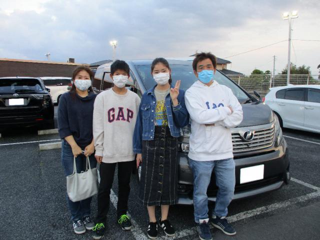 埼玉県よりヴェルファイアを購入