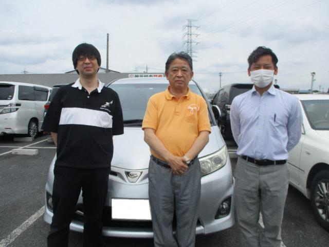 埼玉県よりエスティマを購入