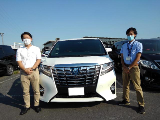 東京都よりアルファードを購入