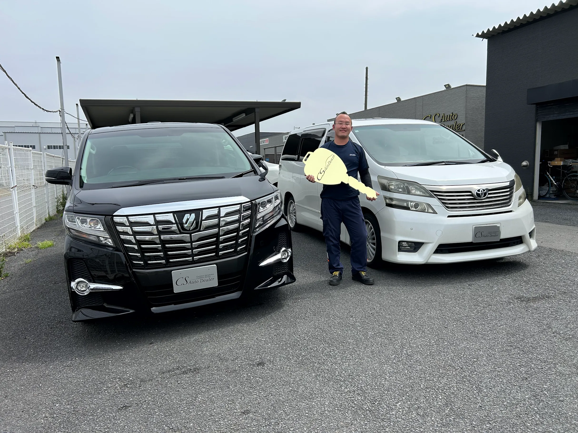 栃木県よりアルファードを購入